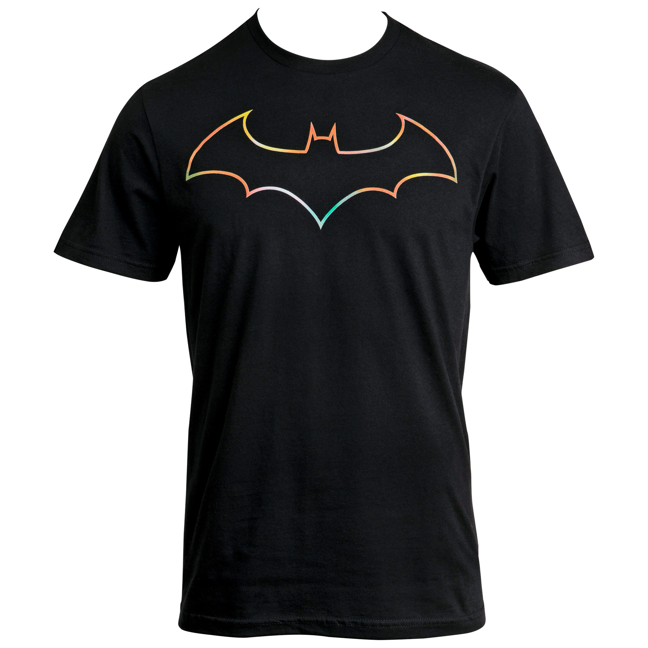 DC Comics Batman Holographic Style Print Bat Symbol T-Shirt